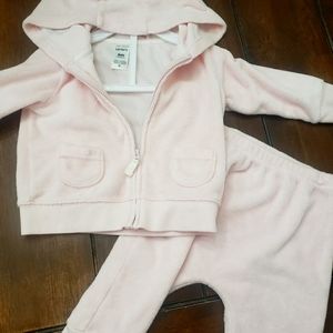 Baby girl light pink 2 piece